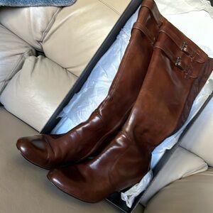 Women’s Cole Haan Nike air jalissa knee high boots in size 10 B in Chestnut